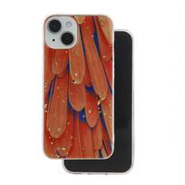 Gold Glam dėklas telefonui Samsung Galaxy A14 4G / A14 5G oranžinė