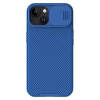 Nillkin CamShield Pro magnetinis dėklas telefonui iPhone 15 Plus su kameros apsauga - mėlynas