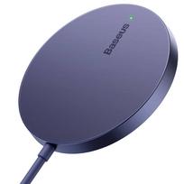 Baseus wireless charger, Simple Mini3, 15W, USB-C, purple
