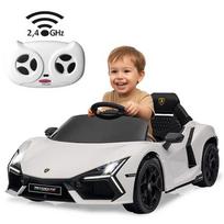 Jamara Ride-on Lamborghini Revuelto, white, 2.4GHz Li-Power 12.