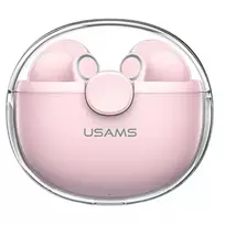 USAMS Bluetooth 5.1 TWS BU Series Wireless Headphones, Pink | BHUBU04