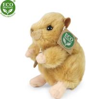 Pliušinis žaislas auksaspalvis žiurkėnas 16 cm ECO-FRIENDLY