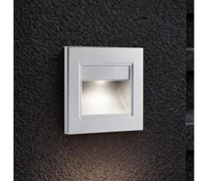 Brilagi - LED laiptų šviestuvas STEP LIGHT LED/1,5W/230V IP44 sidabrinis