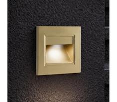Brilagi - LED laiptų šviestuvas STEP LIGHT LED/1,5W/230V IP44 auksinis