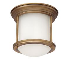 Quintiesse QN-HADRIAN-MINI-F-BR-OPAL - Lauko lubinis šviestuvas HADRIAN 1xE27/60W/230V IP44