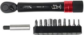 Raktų komplektas ProX Premium Line with dynamometer 2-14Nm 12-parts black