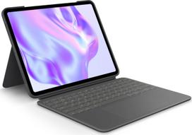 Logitech Combo Touch - Tastatur und Foliohülle - mit Trackpad - hinterleuchtet - Apple Smart connector - QWERTZ - Schweiz - Graphite - für Apple 13-inch iPad Pro (M4)