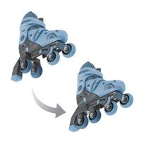 GLOBBER riedučiai Learning Skates 2 in 1, dydis 26-29, mėlyni, 780-200