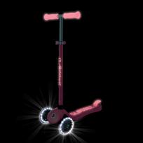 GLOBBER paspirtukas Primo Plus Glow Lights, koralinis rožinis, 443-110