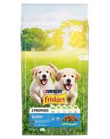 FRISKIES Junior z kurczakiem, dodatkiem mleka i warzyw 8 kg