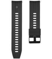 Juoda 22mm apyrankė laikrodžiams "Tactical Quick Release Silicone Band"