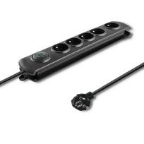 QOLTEC Surge protector Quick Switch 5 sockets 3m black