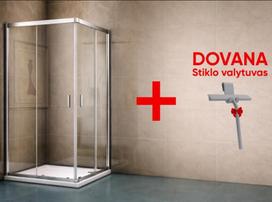 Kvadratinė dušo kabina Riho Hamar 80, 90, 100 cm + dovana