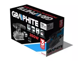 Orbital sander 260W, 90 x 187 mm foot