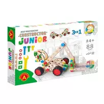 Junior Træ Konstruktionsbyggesæt 3-i-1 Gaffeltruck
