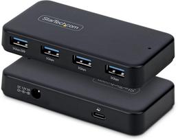 StarTech STARTECH.COM 4-Port USB-A Hub 5Gbps zasilanie własne 2-in-1 USB-C & USB-A Hostkabel 1x BC 1.2 Ladeport w tym 24W adapter sieciowy | ST4300USB3V2-UE | 0065030925051