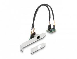 Karta sieciowa Delock Mini PCIe I/O PCIe half size 1 x RJ45 2,5 Gigabit LAN | 95271 | 4043619952717