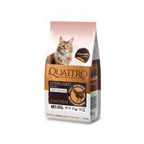 Quattro Collagen Sterilised sausas pašaras su vištiena sterilizuotoms katėms, 1.5 kg