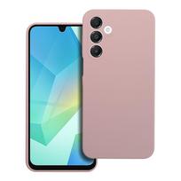 Silikoninis dėklas 2mm SAMSUNG A16 5G / A16 4G smėlio rožinė