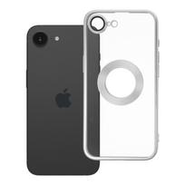 Dėklas GLAM telefonui IPHONE 16e (SE 4 2025) sidabrinis