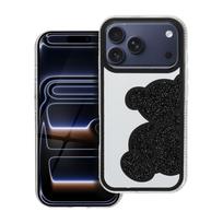 TEDDY BEAR dėklas telefonui IPHONE 17 Pro juodas