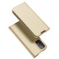 Dux Ducis Skin Pro dėklas telefonui su atvartu Samsung Galaxy A73 auksinis