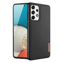 Dux Ducis Fino dėklas, pagamintas iš nailono, skirtas Samsung Galaxy A73, juodas