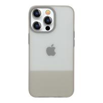 Kingxbar Plain Series dėklas telefonui iPhone 13 Pro silikoninis dėklas pilkas