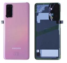 Galinis dangtelis Samsung G980/G981 S20 Cloud Pink originalus (naudotas, Grade C)