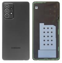 Galinis dangtelis Samsung A525/A526/A528 A52 4G/A52 5G/A52S 5G Awesome Black originalus (naudotas, Grade C)