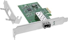 Tinklo plokštė InLine SFP PCIe žemo profilio | 4043718341412 | 4043718341412