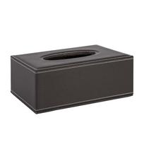 Servetėlių dėžutė Valteris 13,5x25xH9cm ruda dirbtine oda