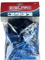 Plytelių išlyginimo sistema 50+50vnt. 1mm EDELMAX 1641
