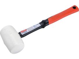 Neatšokantis guminis plaktukas su plastmasine rankena, baltas 480 g EXTOL PREMIUM 8811113