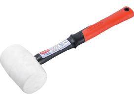 Neatšokantis guminis plaktukas su plastmasine rankena, baltas 680 g EXTOL PREMIUM 8811114