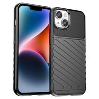 Thunder Case iPhone 14 dėklas telefonui su apsauga - juodos spalvos