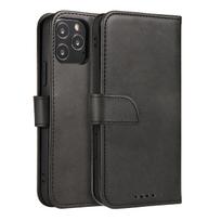Magnetinis elegantiškas dėklas su atvartu ir stovo funkcija Motorola Moto E32 juodas