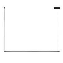 Juodas Led pakabinamas šviestuvas virš stalo 150cm