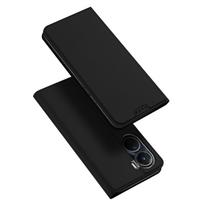 Dux Ducis Skin Pro atverčiamas piniginės tipo dėklas Vivo Y16 / Y02s – juodas