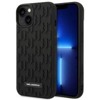 Karl Lagerfeld 3D Monogram dėklas telefonui iPhone 14 Plus - juodas