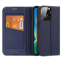 Dux Ducis Skin X2 dėklas telefonui iPhone 14 Pro su magnetine uždanga mėlynas