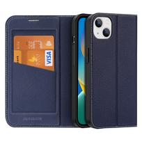 Dux Ducis Skin X2 dėklas telefonui iPhone 14 Plus su magnetine uždanga mėlynas