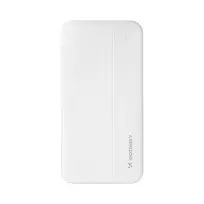 Išorinė baterija Wozinsky Li-Po 10000mAh 2x USB balta (WPBWE1)