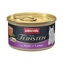 Animonda Vom Feinsten Adult visavertis šlapias pašaras suaugusioms katėms, vištiena ir ėriena, putėsiai, 85g