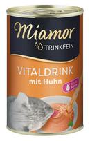 Miamor Trinkfein Vitaldrink su vištiena papildomasis pašaras gėrimas suaugusioms katėms, 135ml