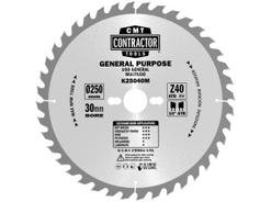 Pjovimo diskas medienai CMT K16040H; 160x20 mm; Z40; 10°