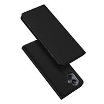 Dux Ducis Skin Pro dėklas Realme 10 Pro+ lankstus dangtelis kortų piniginė stovas - juodas