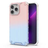 Ombre Protect dėklas iPhone 13 Pro šarvuotas dangtelis rožinė ir mėlyna