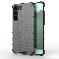 Honeycomb dėklas Samsung Galaxy S23+ šarvuotas hibridinis dangtelis juodas