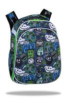 Mokyklinė kuprinė CoolPack Coolpack_3 Monster Team, įvairių spalvų, 33 cm x 40 cm x 20 cm